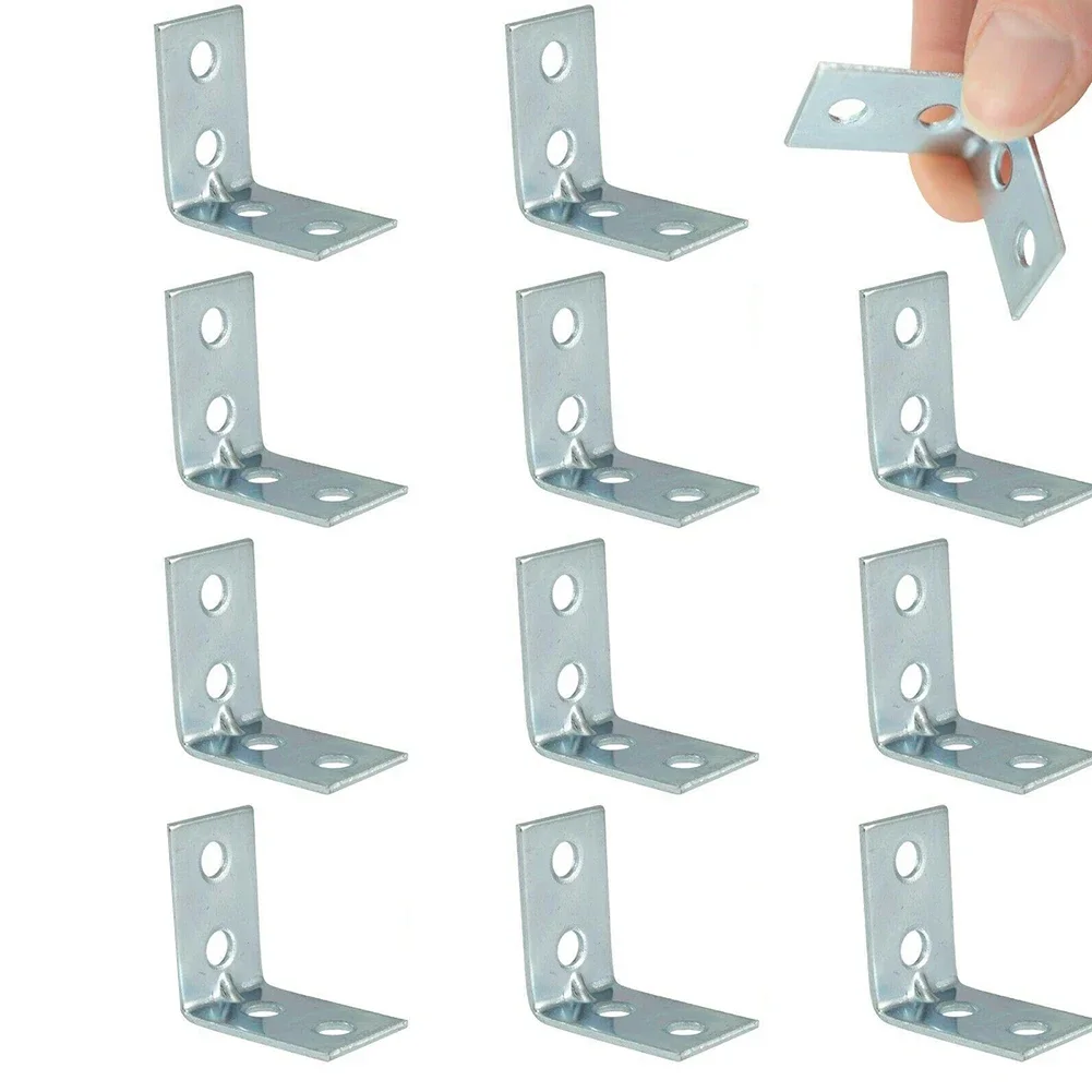 Shelf Bracket Pair - 12X L-Shaped Corner Brackets Metal Corner