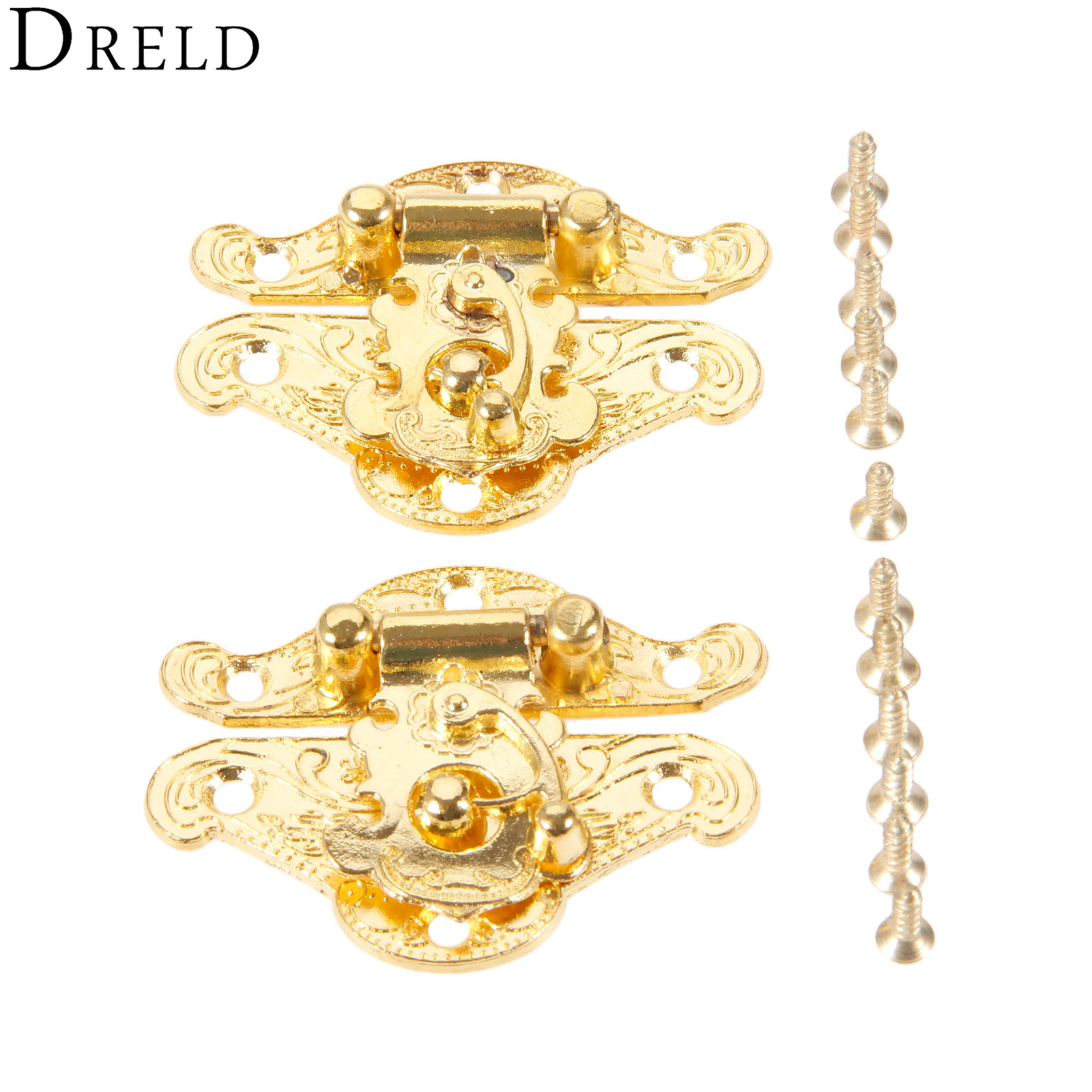Furniture Hardware Suppliers - DRELD 2 Chiếc Cổ Vàng Hộp