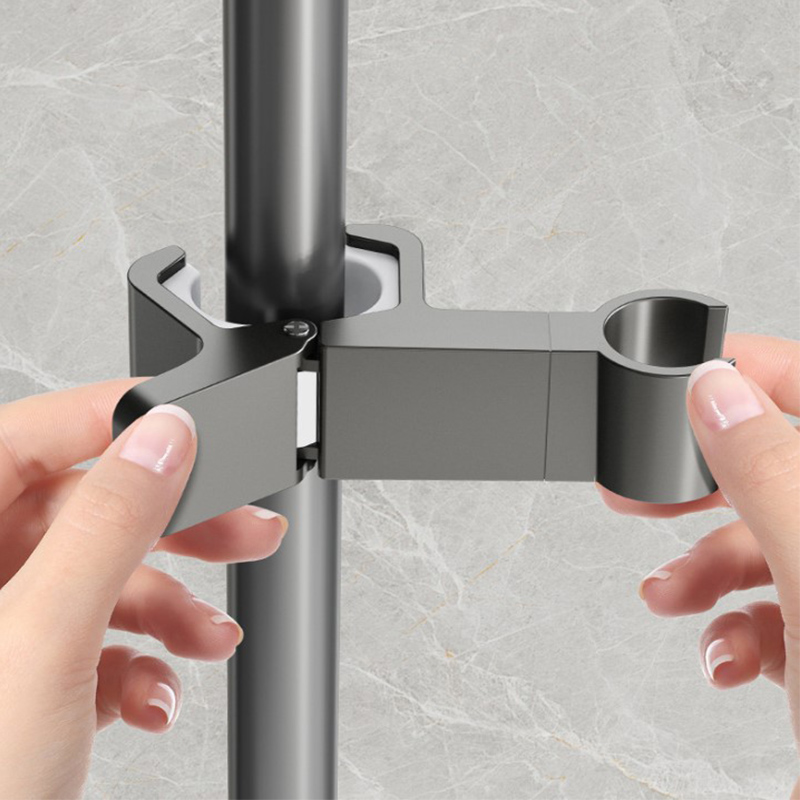 Shelf Bracket Pair - No-punch Shower Bracket Hanging Bathroom Adjustable