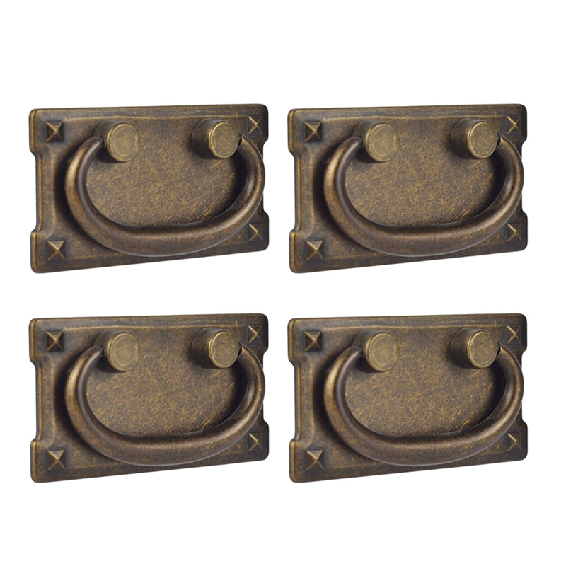 Furniture Hardware Products - 4 Vintage Đồng Cổ Ngăn Kéo