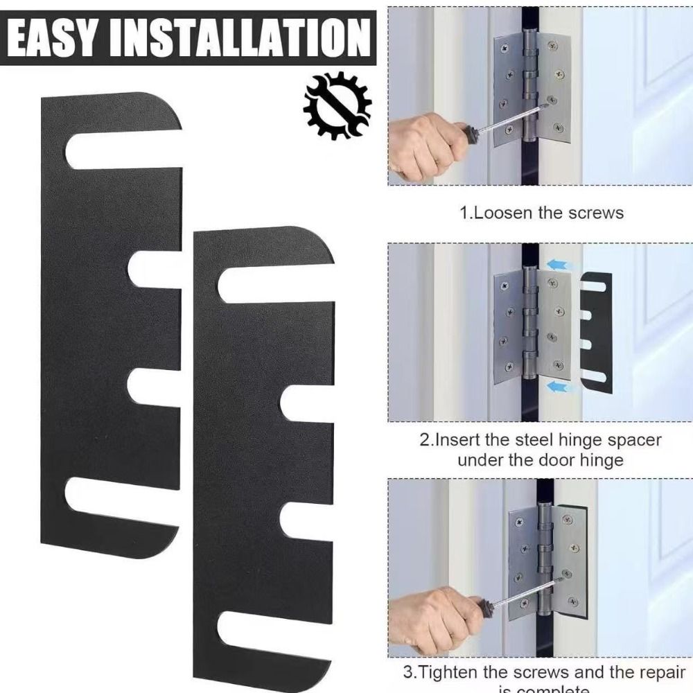 Furniture Leveling Hardware - 5pcs Thickness Adjustable Door Hinge Shims