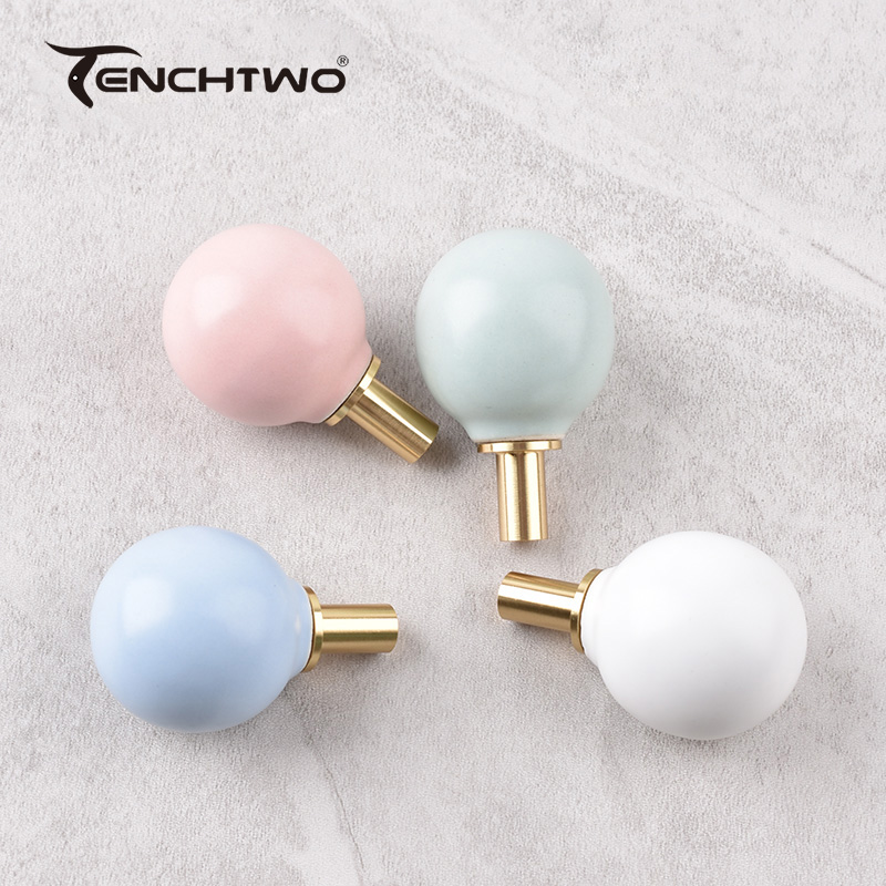 Round Ceramic Hook Clothes Han - đánh giá và giá Furniture Hardware Products