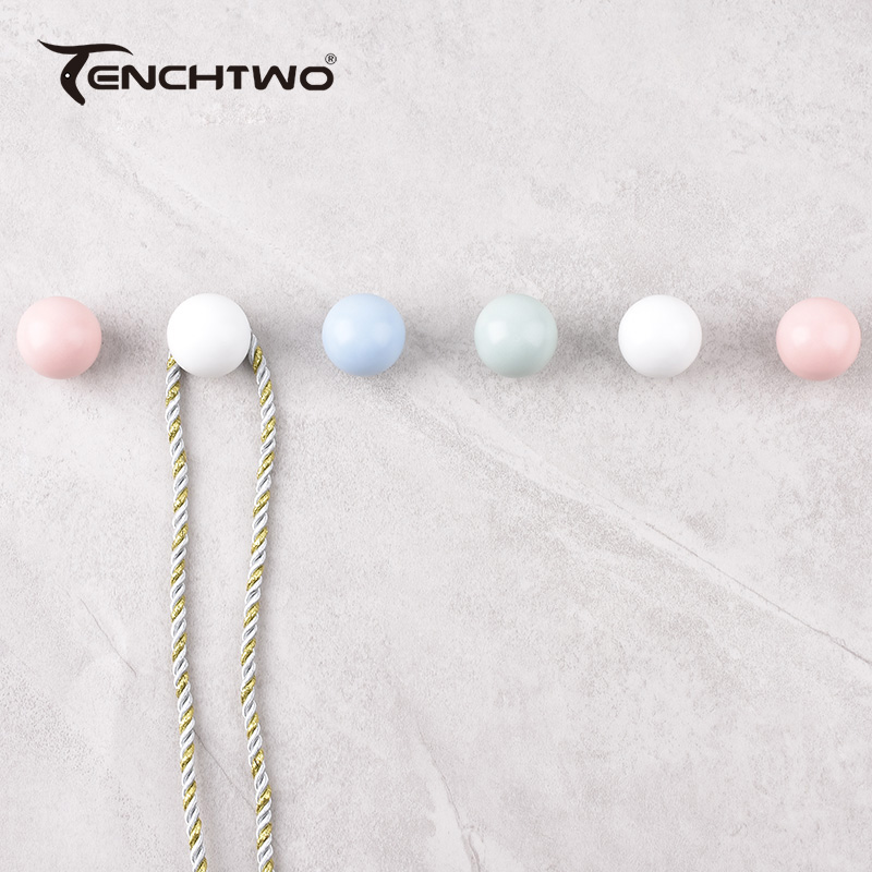 Round Ceramic Hook Clothes Han - đánh giá và giá Furniture Hardware Products