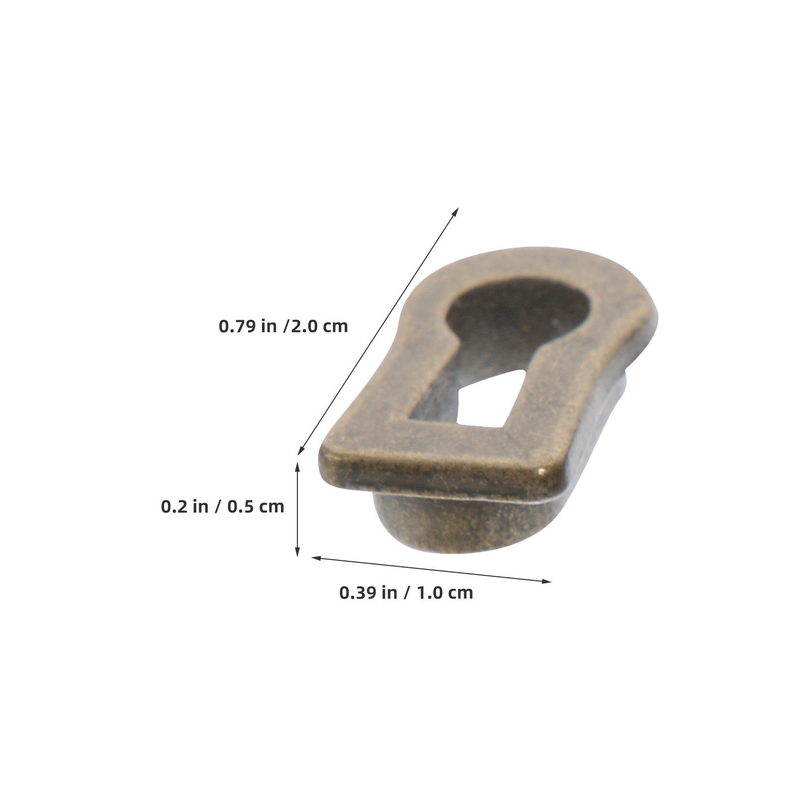 12Pcs Oval Zinc Alloy Keyhole  - đánh giá và giá Furniture Hardware Products