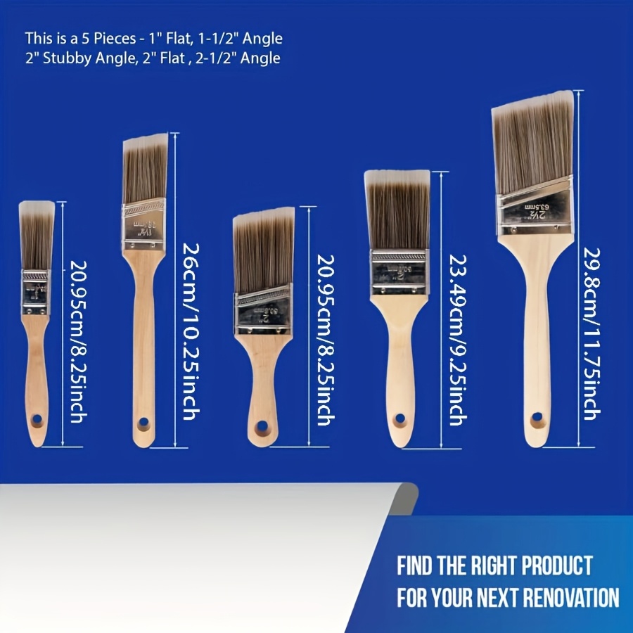 5Pcs High Quality Paint Brush  - đánh giá và giá Furniture Hardware Products