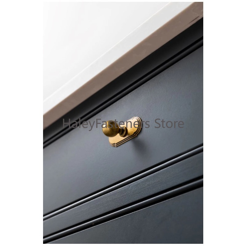 Mid-century Antique Brass Cabi - đánh giá và giá Furniture Hardware With Backplate