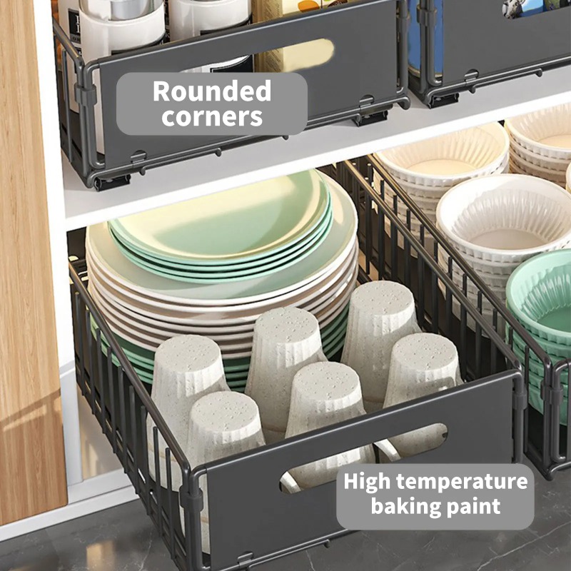 1pcs Kitchen Storage Rack with - đánh giá và giá Drawer Slide Pair
