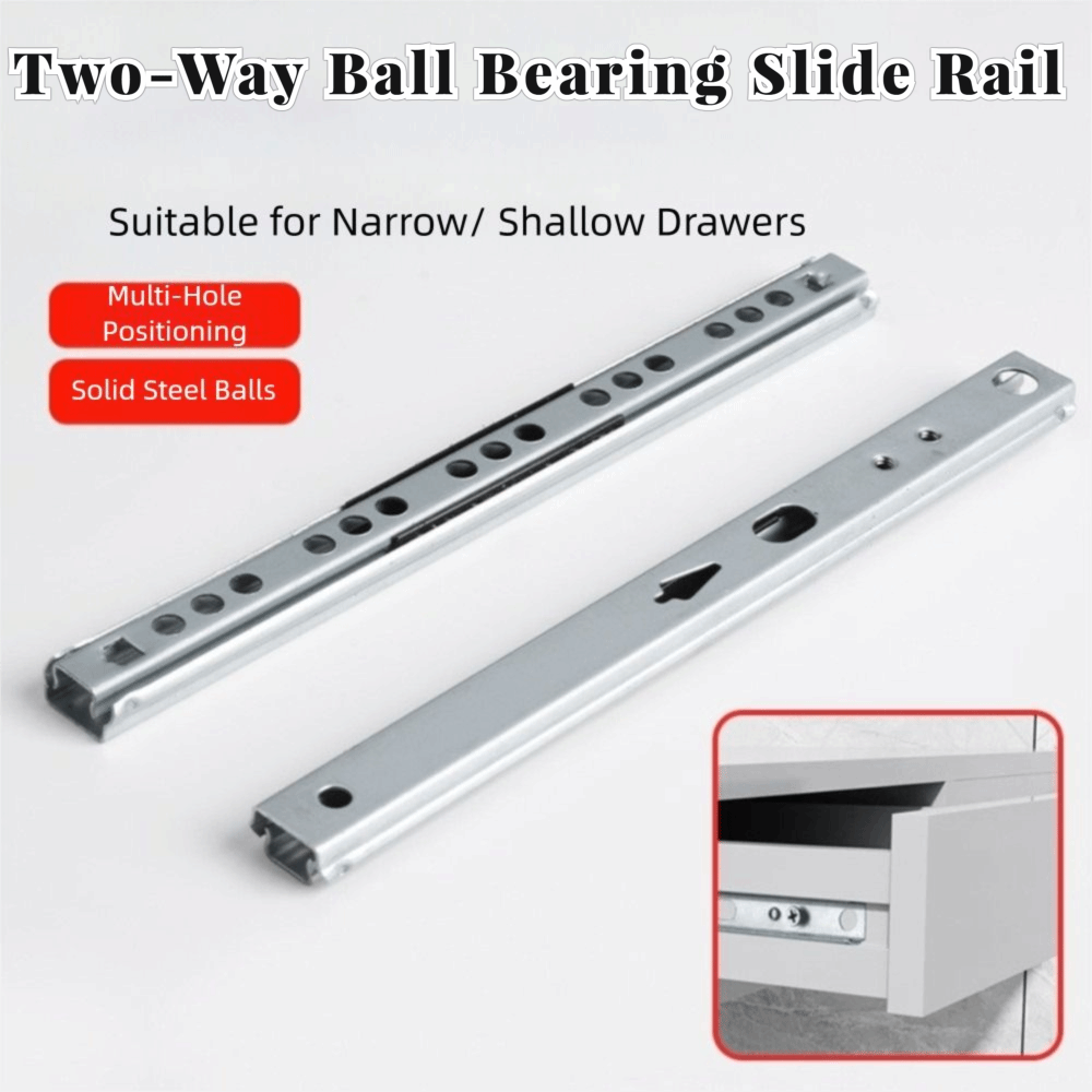 2PCS Smooth Glide Bearing Draw - đánh giá và giá Drawer Slide Pair