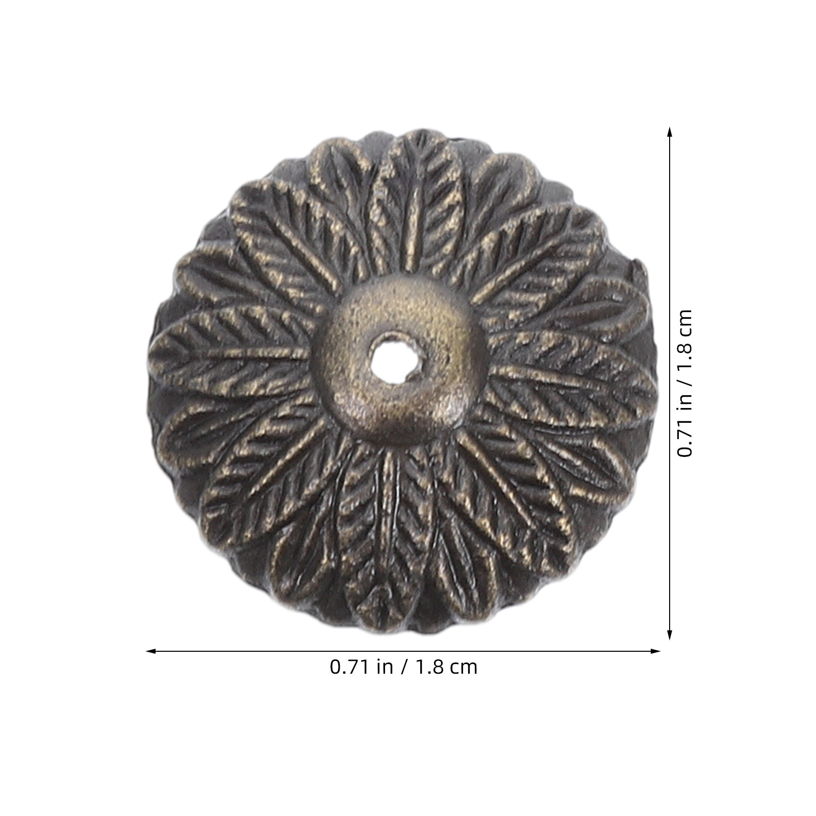 50Pcs Vintage Leaf Shaped Back - đánh giá và giá Furniture Hardware With Backplate