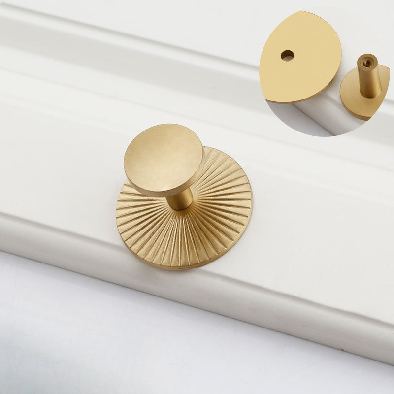 Solid Brass Handles for Cabine - đánh giá và giá Furniture Hardware With Backplate