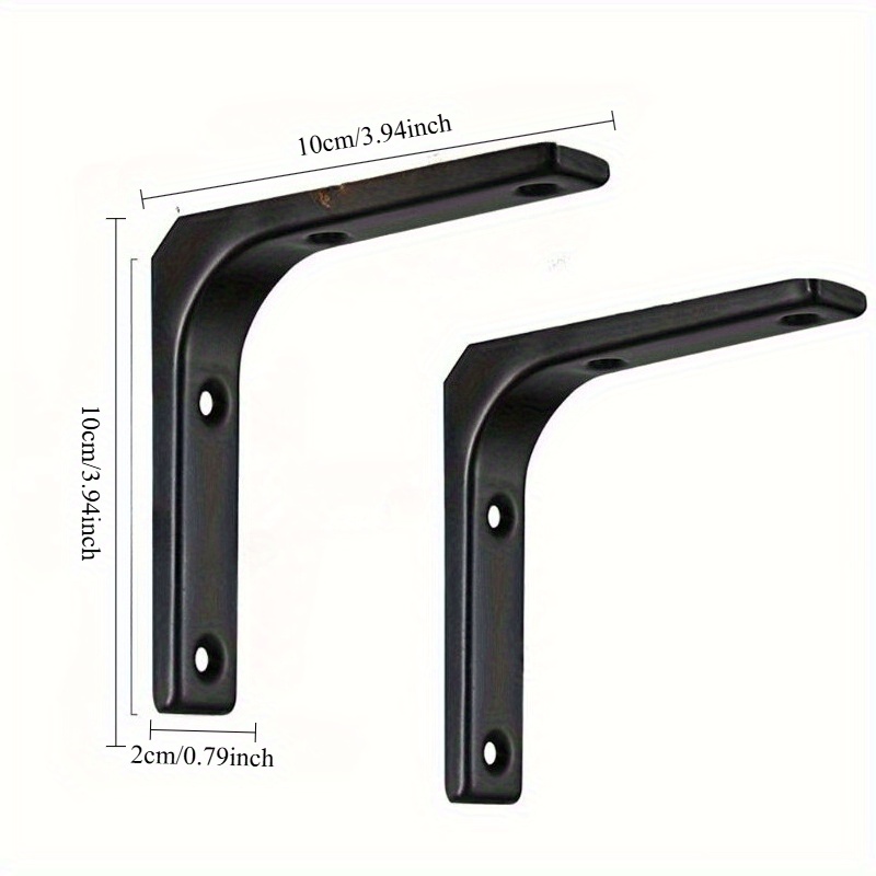 2pcs Heavy-Duty Iron Shelf Bra - đánh giá và giá Shelf Bracket Pair