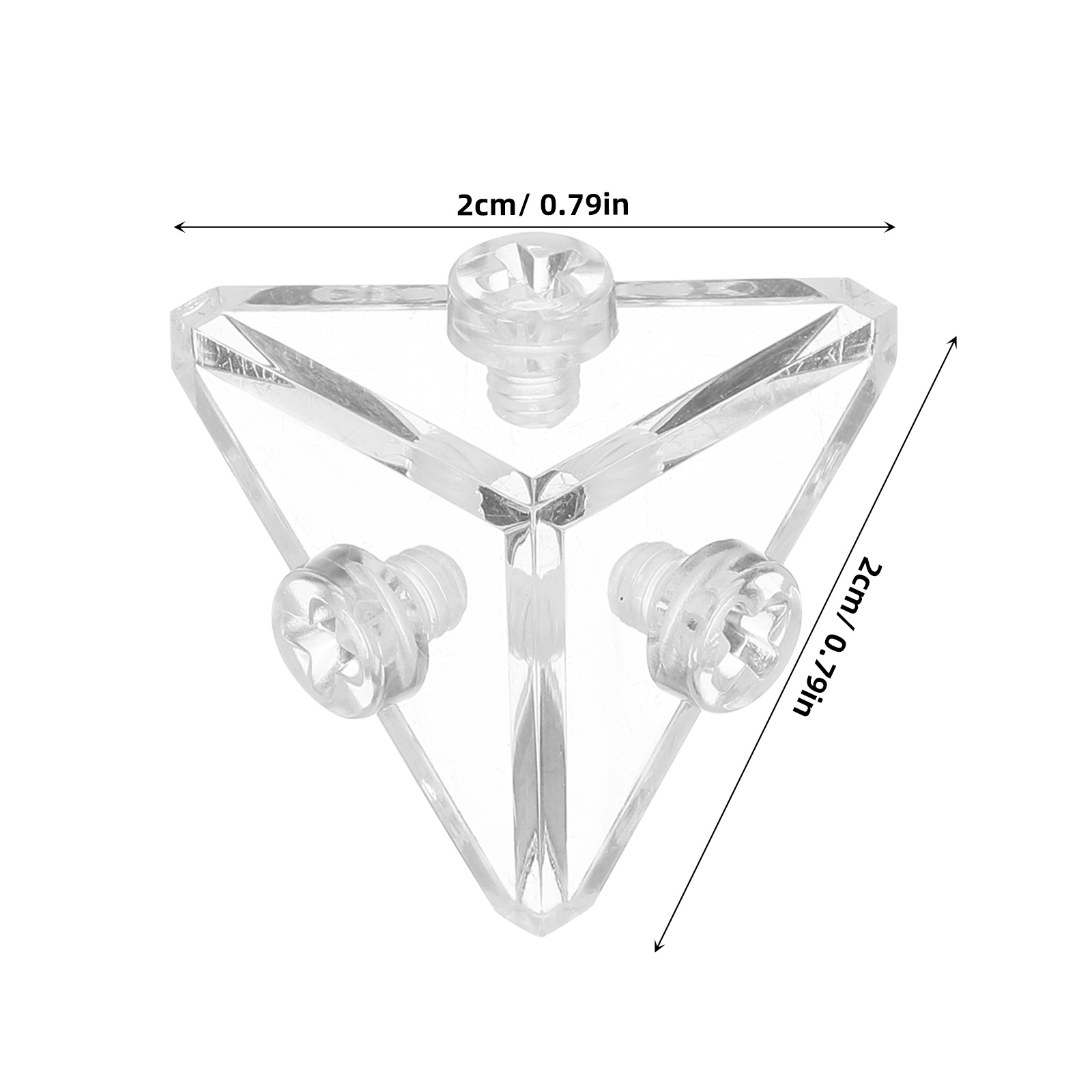 10Pcs Transparent Acrylic Angl - đánh giá và giá Shelf Bracket Pair