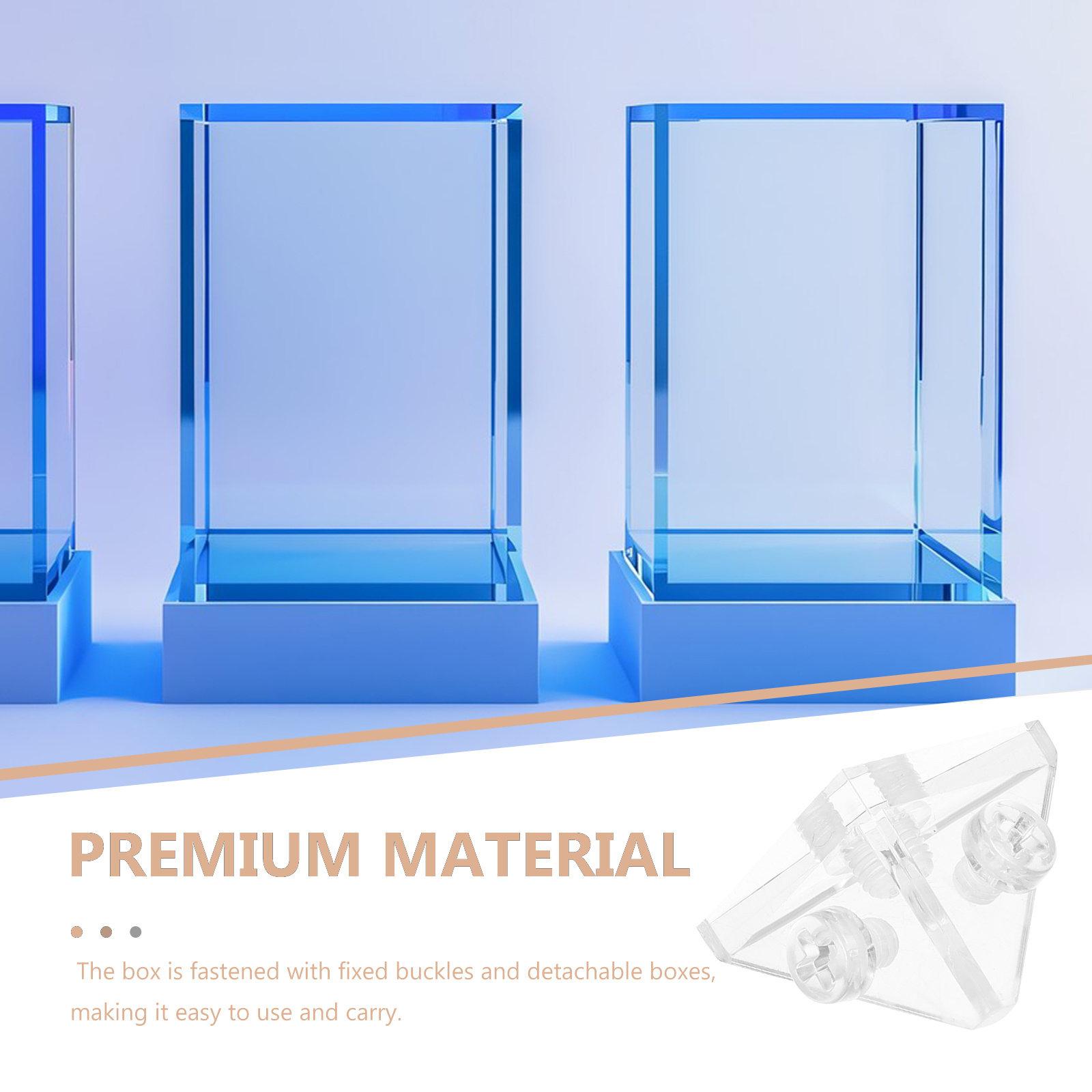 10Pcs Transparent Acrylic Angl - đánh giá và giá Shelf Bracket Pair
