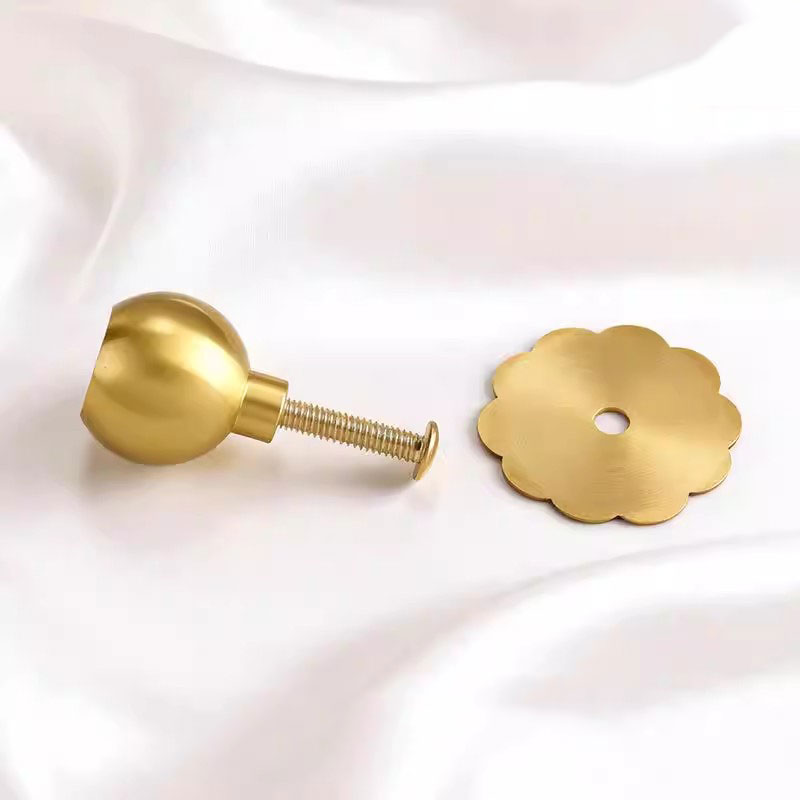 Brass Ball with Backplate Crea - đánh giá và giá Furniture Hardware With Backplate