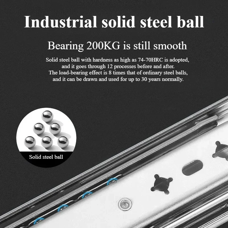 1 Pair 53mm Heavy Duty Drawer  - đánh giá và giá Drawer Slide Pair
