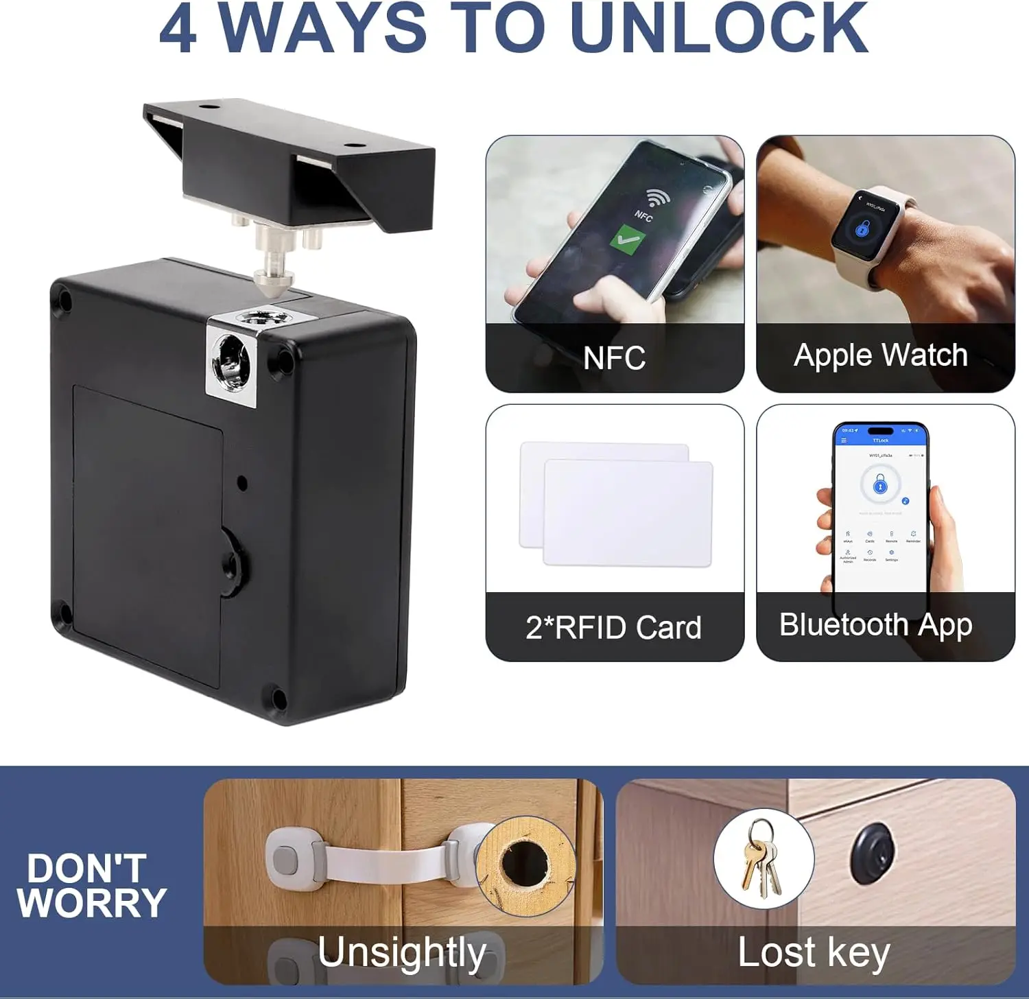 Mobile phone NFC smart locker  - đánh giá và giá Furniture Hardware Products