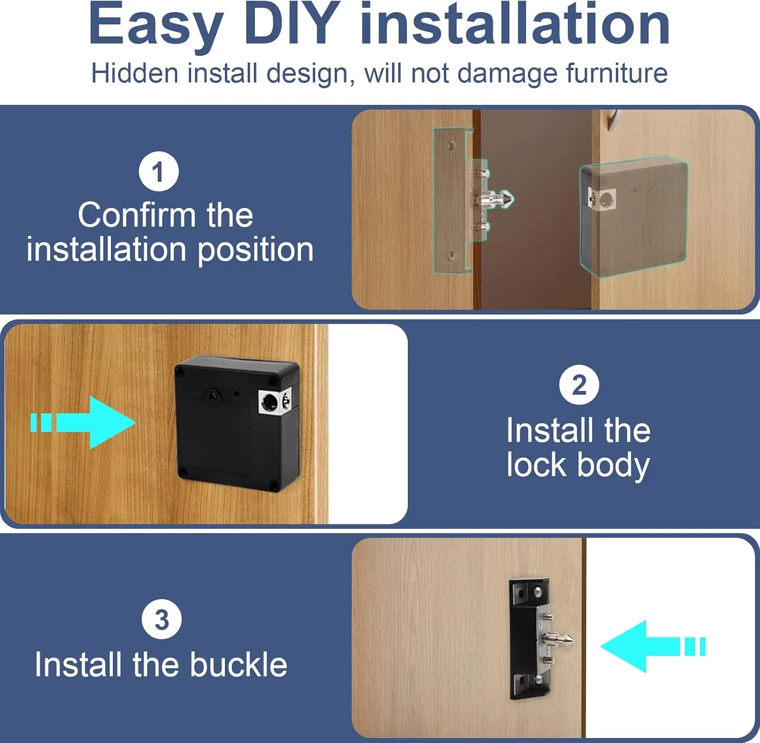 Mobile phone NFC smart locker  - đánh giá và giá Furniture Hardware Products