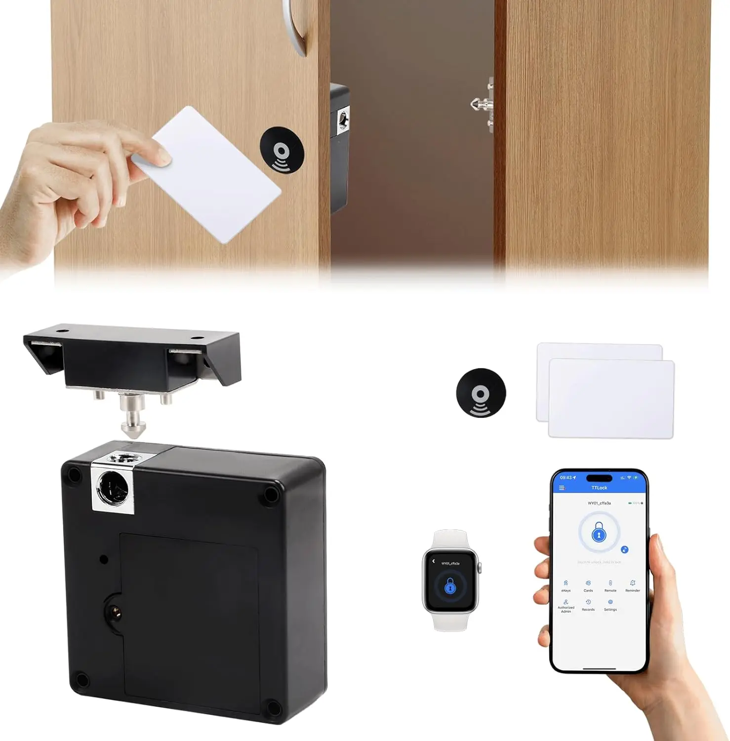 Mobile phone NFC smart locker  - đánh giá và giá Furniture Hardware Products