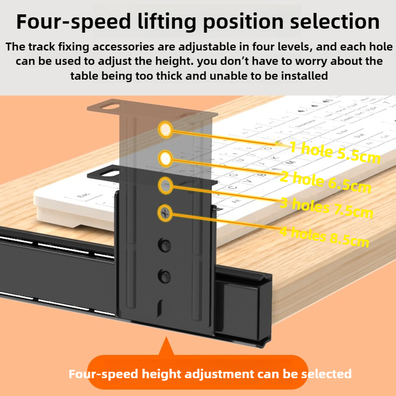 Under Desk Keyboard Tray Slide - đánh giá và giá Drawer Slide Pair