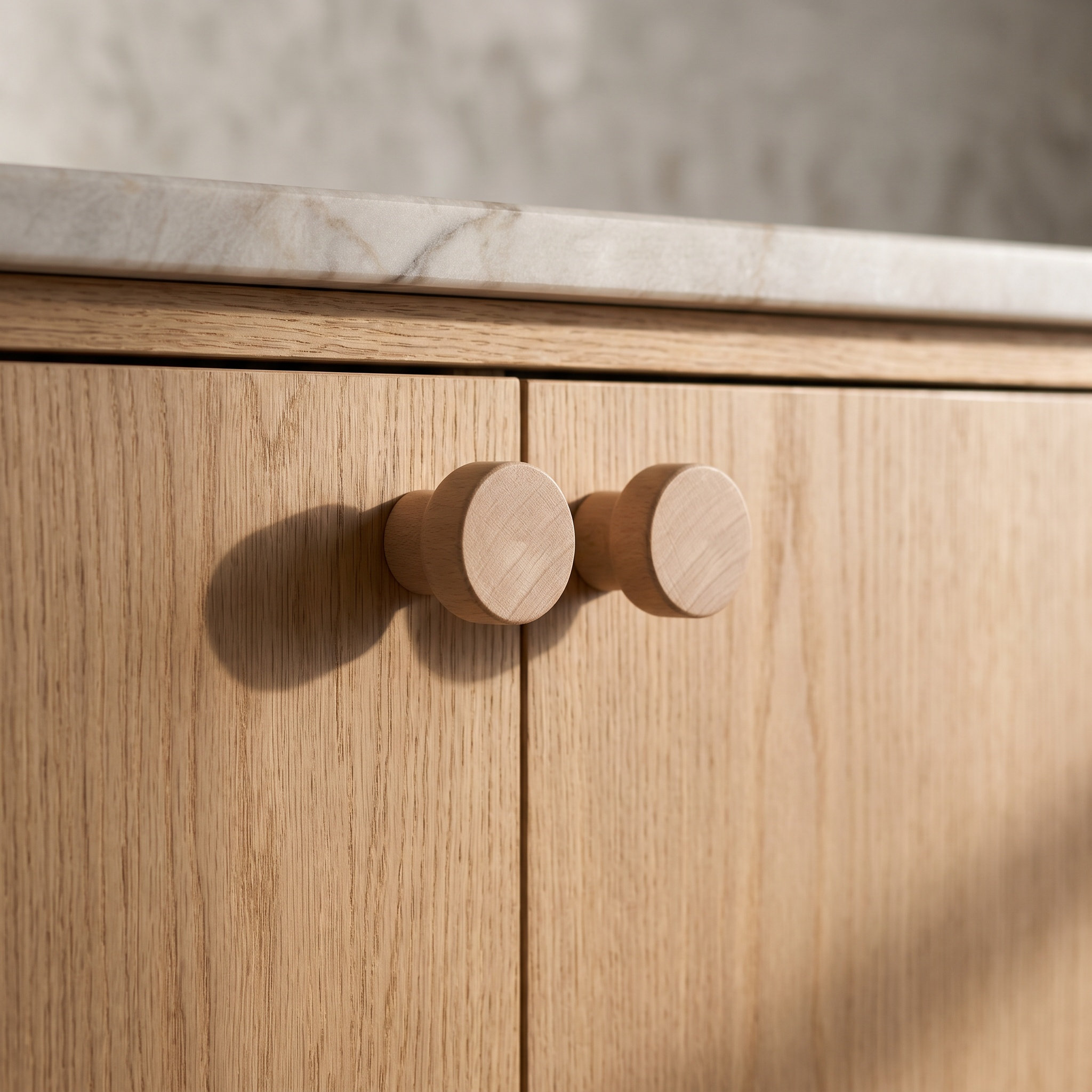 30Pcs Solid Beech Wood Small R - đánh giá và giá Cabinet Knob Round