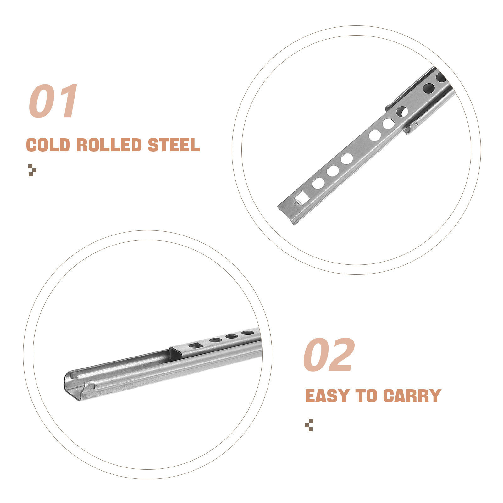 2pcs Detachable Drawer Slides  - đánh giá và giá Drawer Slide Pair