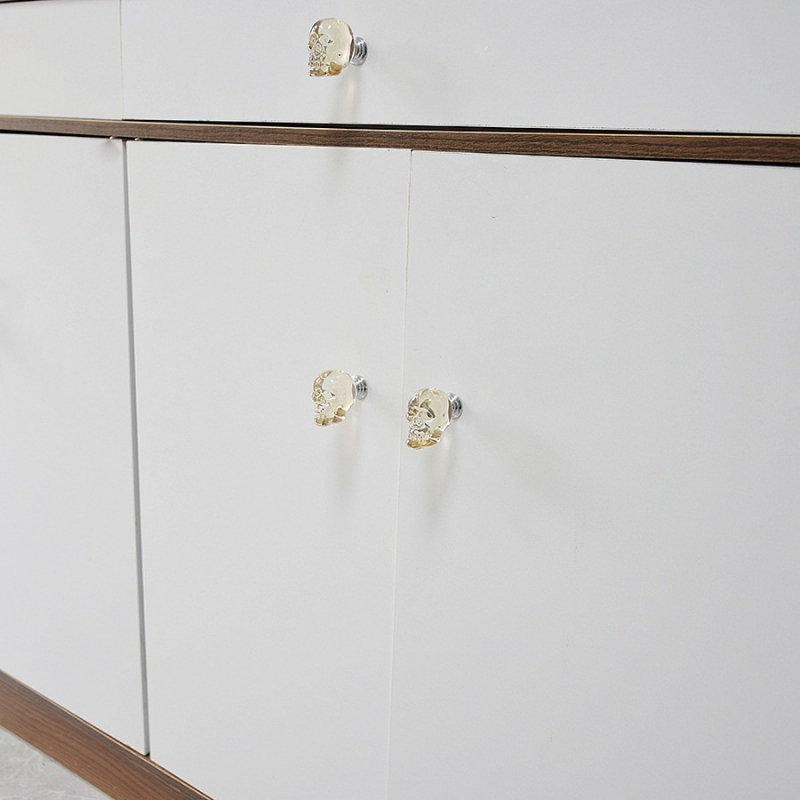 Skull Crystal Glass Knobs Cupb - đánh giá và giá Furniture Hardware Trends