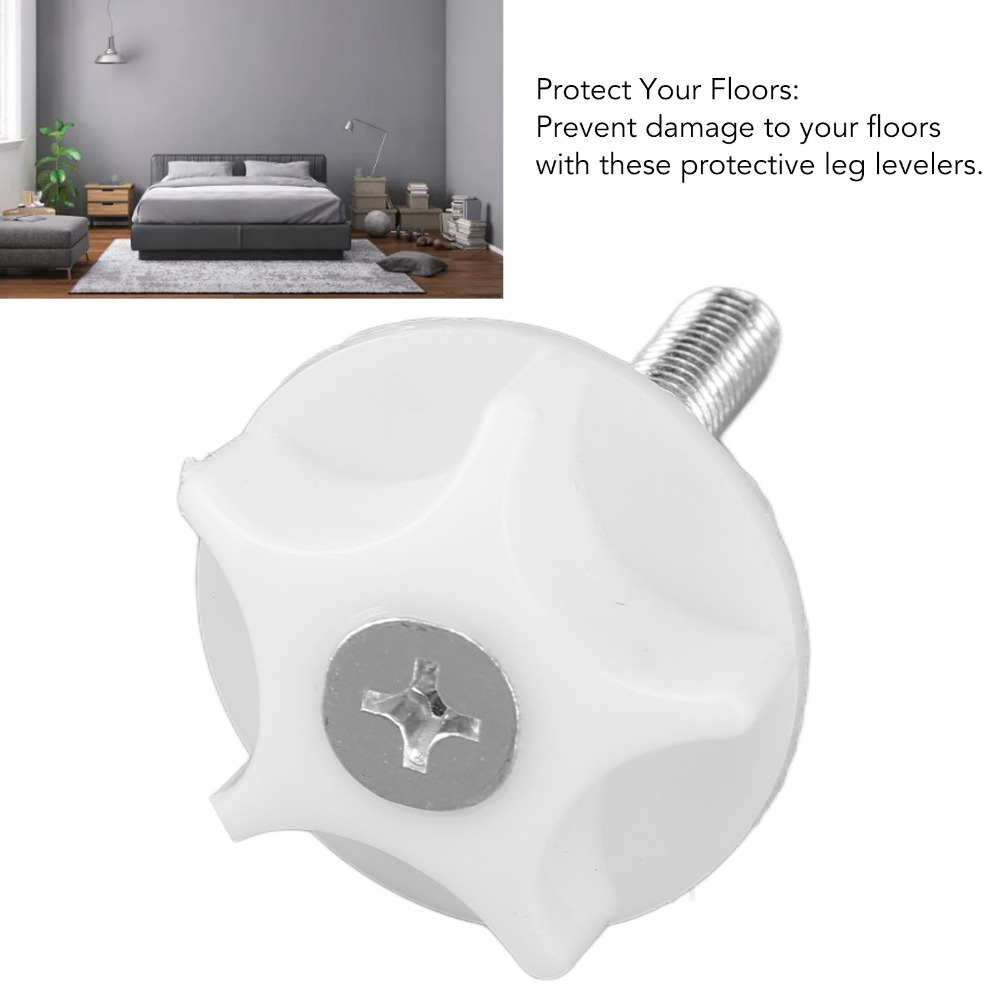 10Pcs White Screw Adjustable F - đánh giá và giá Furniture Leveling Hardware
