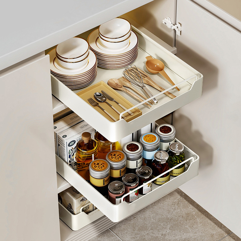 Kitchen Storage metal holdetr  - đánh giá và giá Drawer Slide Pair